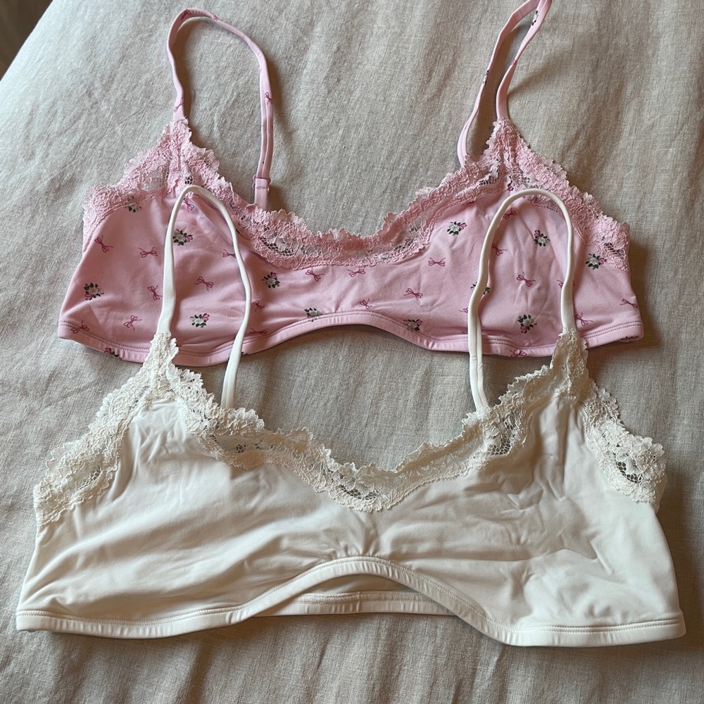 SKIMS Fits Everybody Lace Scoop Bralette Pack